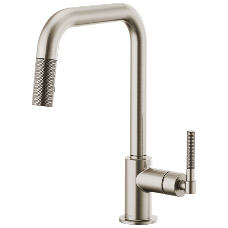Litze® Pull-Down Faucet with Square Spout and Knurled Handle