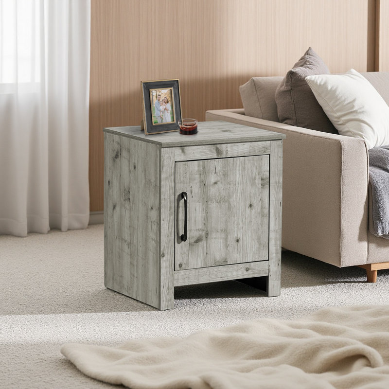 Table d'appoint, H 22 po, table de bout, table d'appoint, rangement, table de chevet