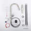 Robinet de cuisine tactile avec douchette extractible-125507800