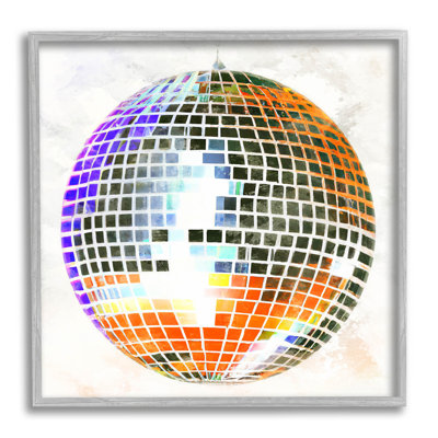 Art de giclée à motif de boule disco vif par Ziwei Li