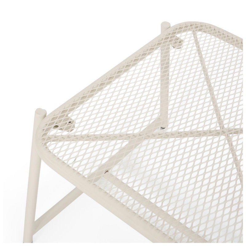 Ensemble de conversation en verre et ivoire blanc l 26 po x P 22 po x H 26 po Christopher Knight Home®