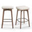 Tabouret de comptoir pivotant rembourré Oliviah-2064121764