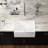 24"L x 18"W Farmhouse Apron Ceramic Kitchen Sink Rectangular Single Bowl Kitchen Sink