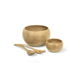 Menageri Wood Dessert Bowl