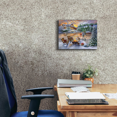 «Evening Skate» par Bigelow, illustrations sur toile
