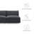 Commix Down Filled Overstuffed 2-Piece Armless Sectional Loveseat-109729068