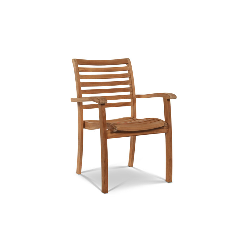 Birmingham 5-Piece Teak 35 In. Square Table Outdoor Family Dining Set