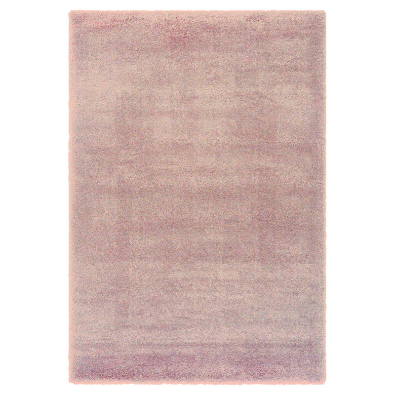 Tapis rose antidérapant Bludovice, Rectangle 5 pi 3 po x 11 pi 6 po