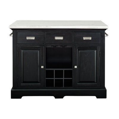 Kitchen Island - Black