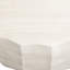 Table basse imperméable 35,43 po pour l'extérieur et l'intérieur, conception durable en ciment MgO, convient aux terrasses, jardins, arrière-cours et salons, blanc cassé