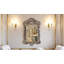Rococo Flat Solid Wood Mirror