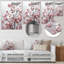 Champ de photo rose et blanc cornouiller - décoration murale florale et botanique en métal-1923943451