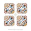 Décalcomanie octogonale vaudoise va-et-vient 7/7/8 po X 7-7 / 8 po Carreau de porcelaine pour plancher et mur