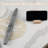 Marble French Rolling Pin with Stand, Monte Grigio