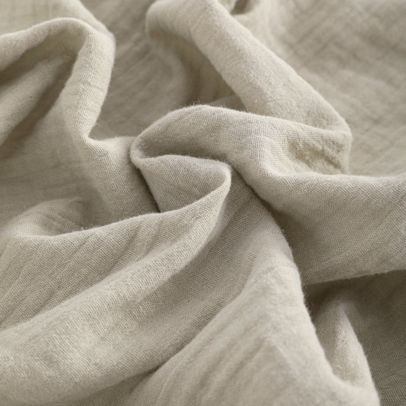 Ensemble de 2 draps-housse pour lit de bébé en coton mousseline double couche, housse de matelas pour tout-petit respirant