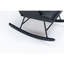 Chaise berçante ergonomique en cuir PU pour chambre de bébé, chambre à coucher et salon