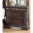 Traditional Bedroom Furniture 2 Drawer Nightstand, Solid Wood Carvings Bedside Table