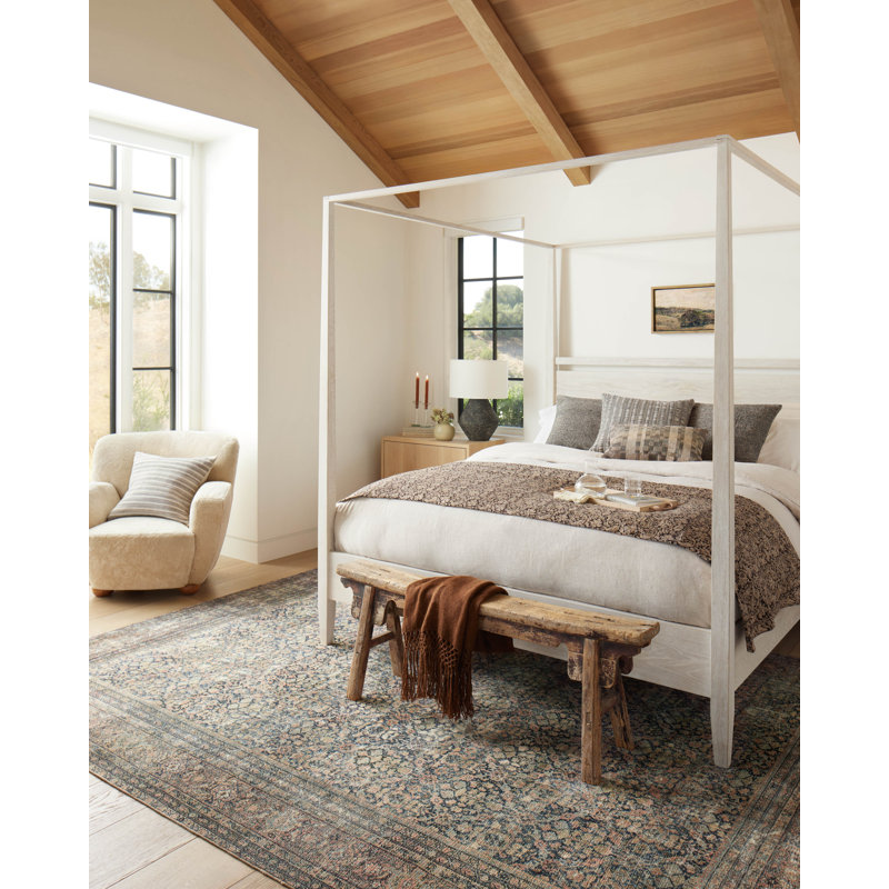 Amber Lewis x Loloi Kit gris / coussin naturel, Housse de coussin seulement - sans insert