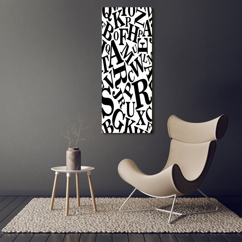 Alphabet - Wrapped Canvas Print