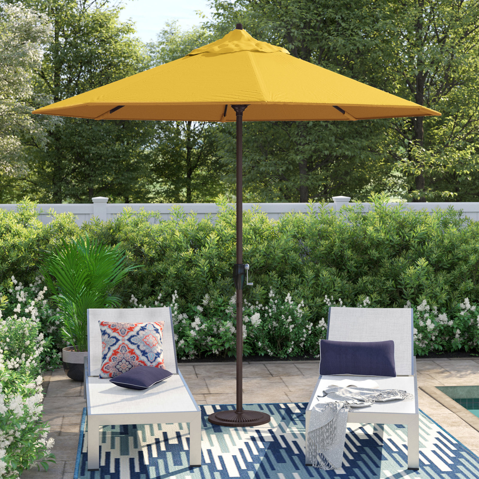 Stevie 9' Umbrella, Lemon Performance