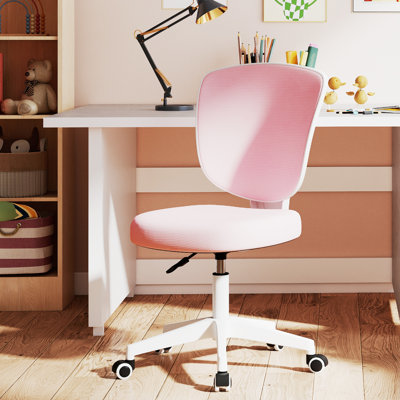 Adjustable Height Kids Desk Chair With Rolling Wheels, 360 Degree Swivel Study Computer Office Chair by Isabelle & Max