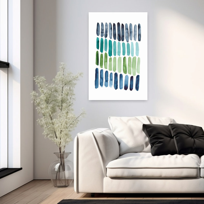 Abstrait abstrait abstrait contemporain, 36" H x 24" W