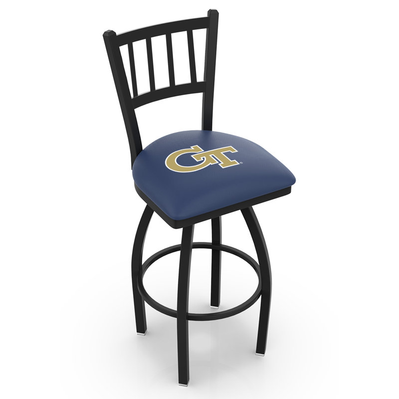 NCAA Swivel 25" Counter Stool, 30" Height, Georgia Tech