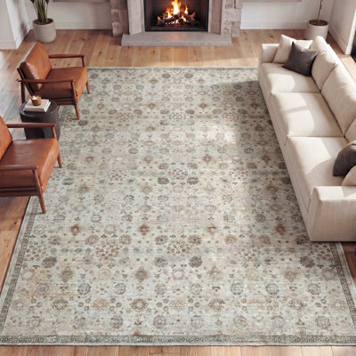 Tapis lavable à la machine Petunia