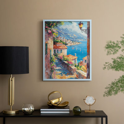NAUTICAL Series, impression encadrée en bois massif