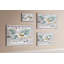 Wall Mounted bulletin board print home decor notice boards for office corkboard Cartoon animals map