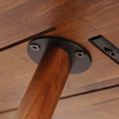 Nesting Table, Triangular 2-Piece Walnut
