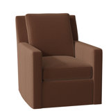 Jaxon Leather Swivel Armchair