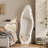 Wavy LED Full-Length Mirror, Solid Wood Frame, Shatterproof, Floor & Wall Mount-1926038088