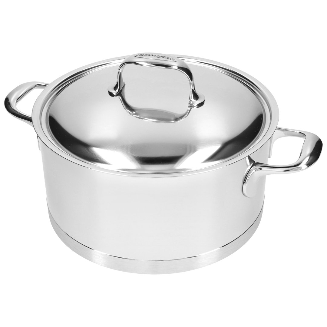 Demeyere Atlantis Non-Stick Stainless Steel Round Dutch Oven Demeyere Capacity 