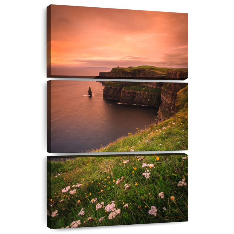 Nicci Dusky Irish Cliffs, 57" H x 36" W