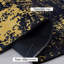 Tapis de cuisine 5 x 8 - lavable, à poils courts, antidérapant, antidérapant, pliable, noir, pour animaux de compagnie et lavable pour le bureau