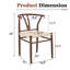 Ensemble de 4 chaises de salle à manger en bois-1582226481