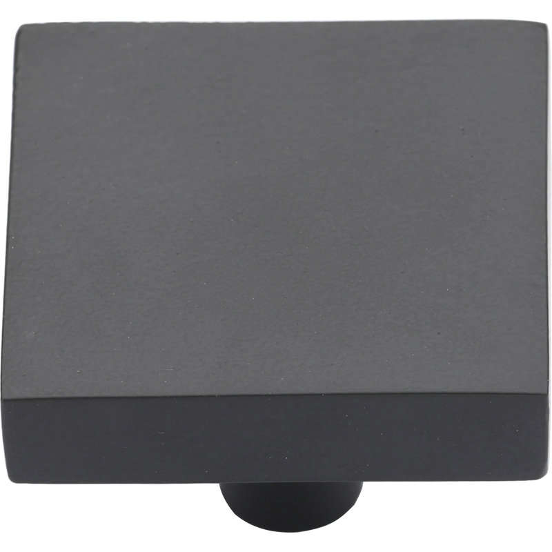 Poignée carrée à disque, 1.5, Noir mat