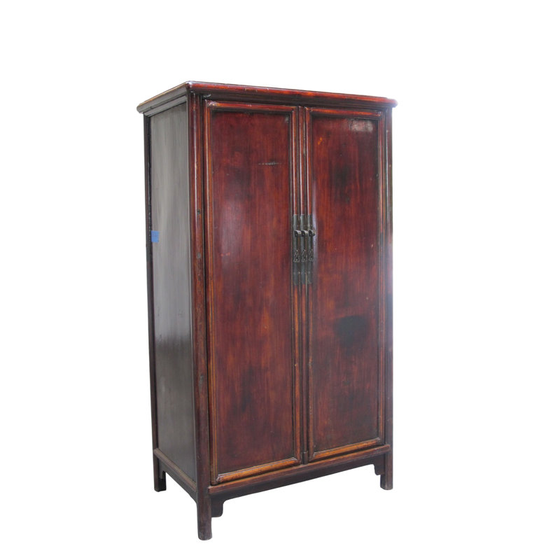 Classic Square-Corner Catalpa Armoire