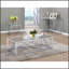 Table basse en verre et chrome Brianne avec pieds en métal durables, parfait pour les intérieurs modernes et minimalistes.