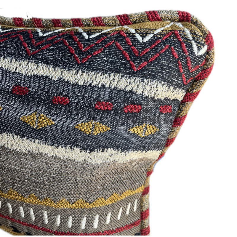 Coussin lombaire Luxury ikat, 20 po x 36 po