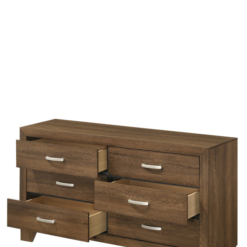 Commode à finition chêne Miquell