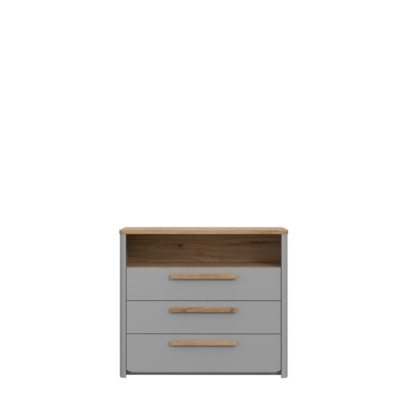 Phineas 98.9cm W 3 - Drawer Chest of Drawers
