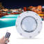 Lampe de piscine 25W à DEL avec éclairage sous-marin et spa RVB avec télécommande étanche 12V