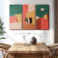 Architecture «Abstract Summer Home Canvas Print» sur-98864148