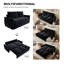 70.9" Pull Out Sofa Bed, 3-Seat Convertible Sleeper Sofa with 2-in-1 Pillow and Blanket Set,Multi-Functional Velvet Loveseat Bed-1592262627