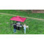 8 pi L 5 pi. D Barbecue en acier avec auvent pliable-67161437