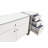 Nero 79" White Lacquer Executive Credenza-15190285