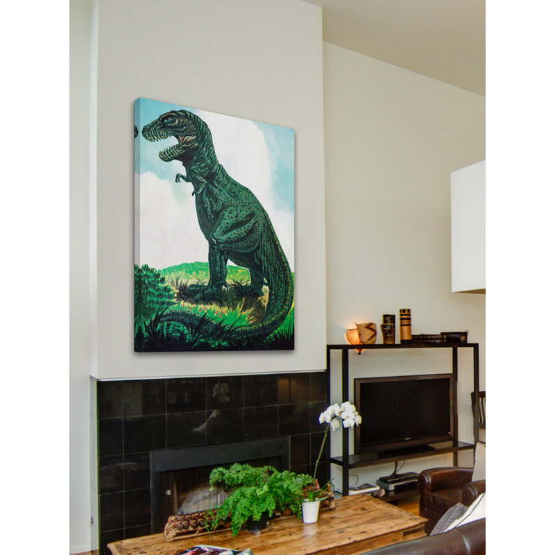Tyrannosaurus by Curtis - Wrapped Canvas Print, 91 cm H x 61 cm W