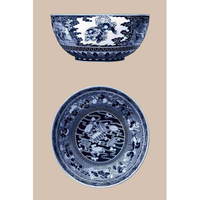 Porcelaine bleue et blanche I